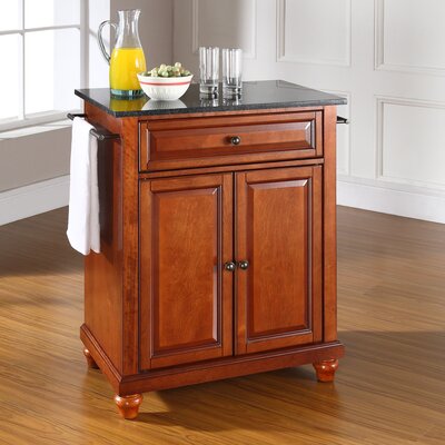 Granite Kitchen Islands Carts You Ll Love In 2020 Wayfair   Cambridge Kitchen Cart With Granite Top 